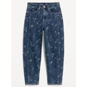 women high waisted barrel ankle jeans color ozzie